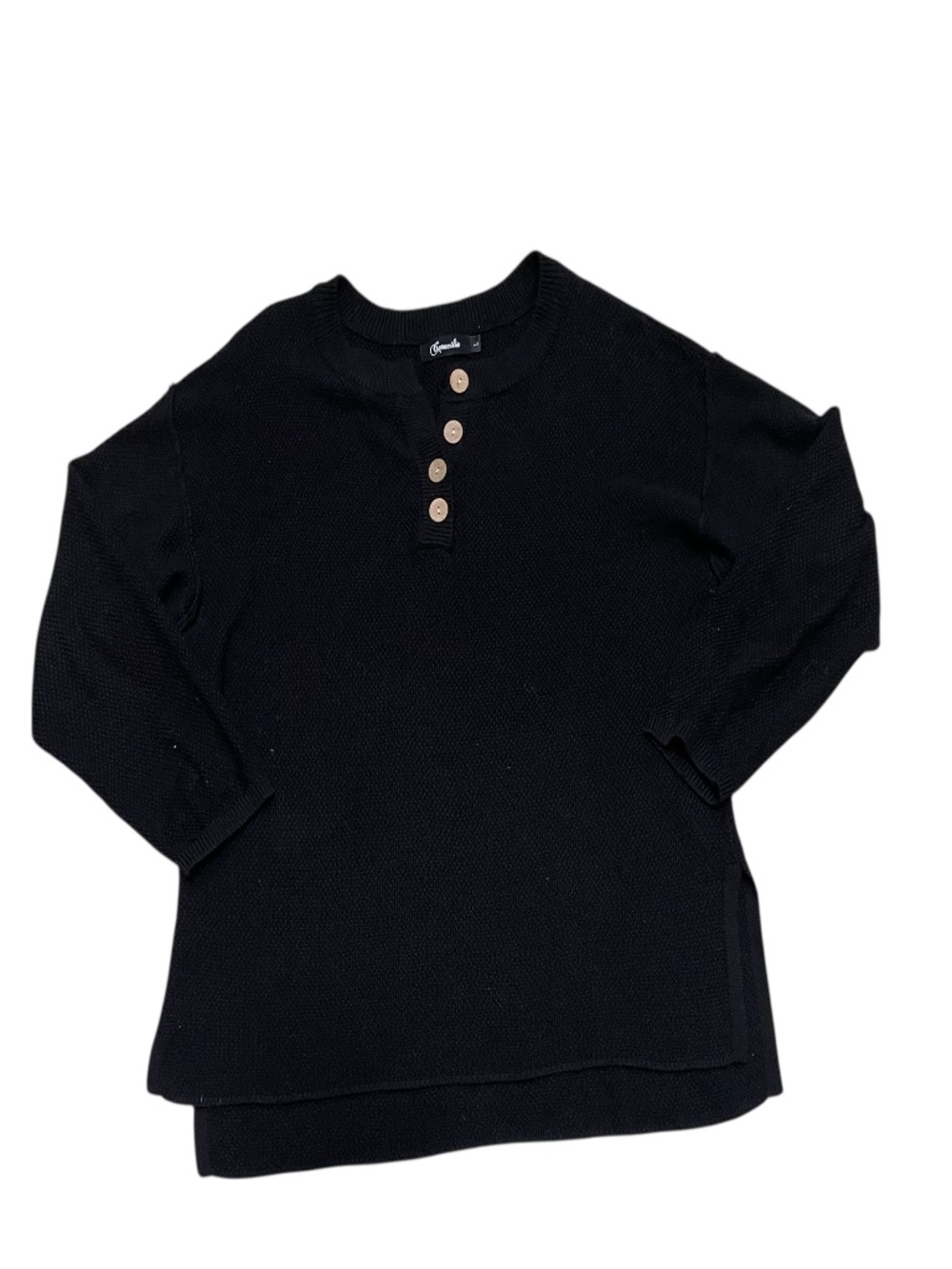 Women's Caracilia Light Weight Black Sweater Size Large